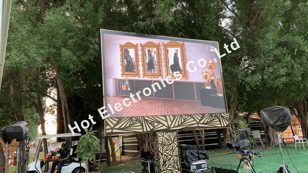 P3.91 Outdoor Locatioun LED Écran